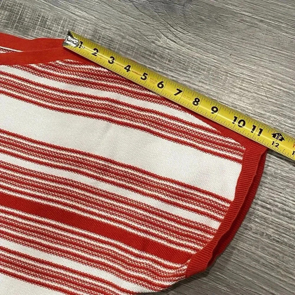 Ralph Lauren Striped S/S Knit Sweater Blouse Top Womens 2X Linen‎ Boxy Boat neck - Picture 11 of 12